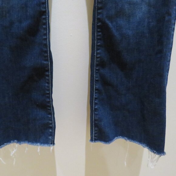 MOTHER The Hustler Ankle Fray Jeans in On The Edge - Size 26 - Picture 7 of 14